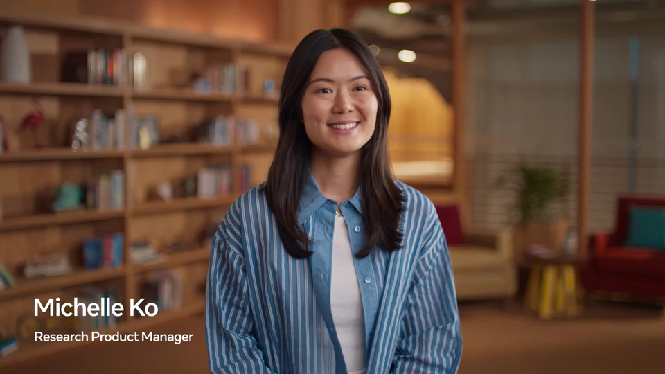 Michelle Ko, Research Product Manager, dans la présentation officielle de Muse Wonder par Meta